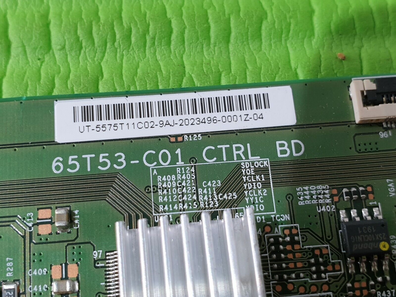 TCON LVDS BOARD FOR LINSAR 75UHD8050FP 75UHD8050FP 75" TV 65T53-C01 T750QVR04.2 - Image 4