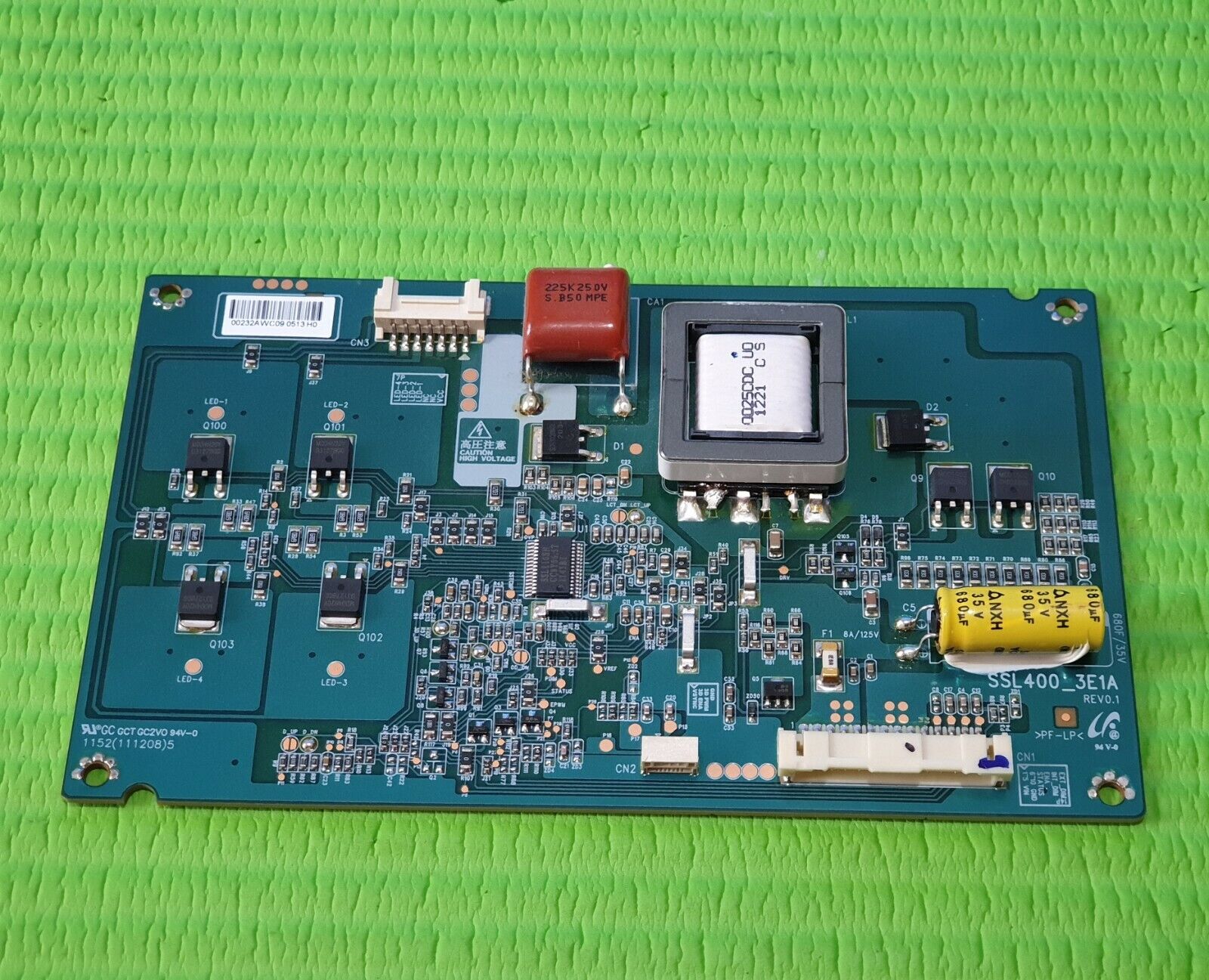 INVERTER BOARD FOR TOSHIBA 40TL963 40" LED TV SSL400_3E1A REV:0.1 LJ97-00232A
