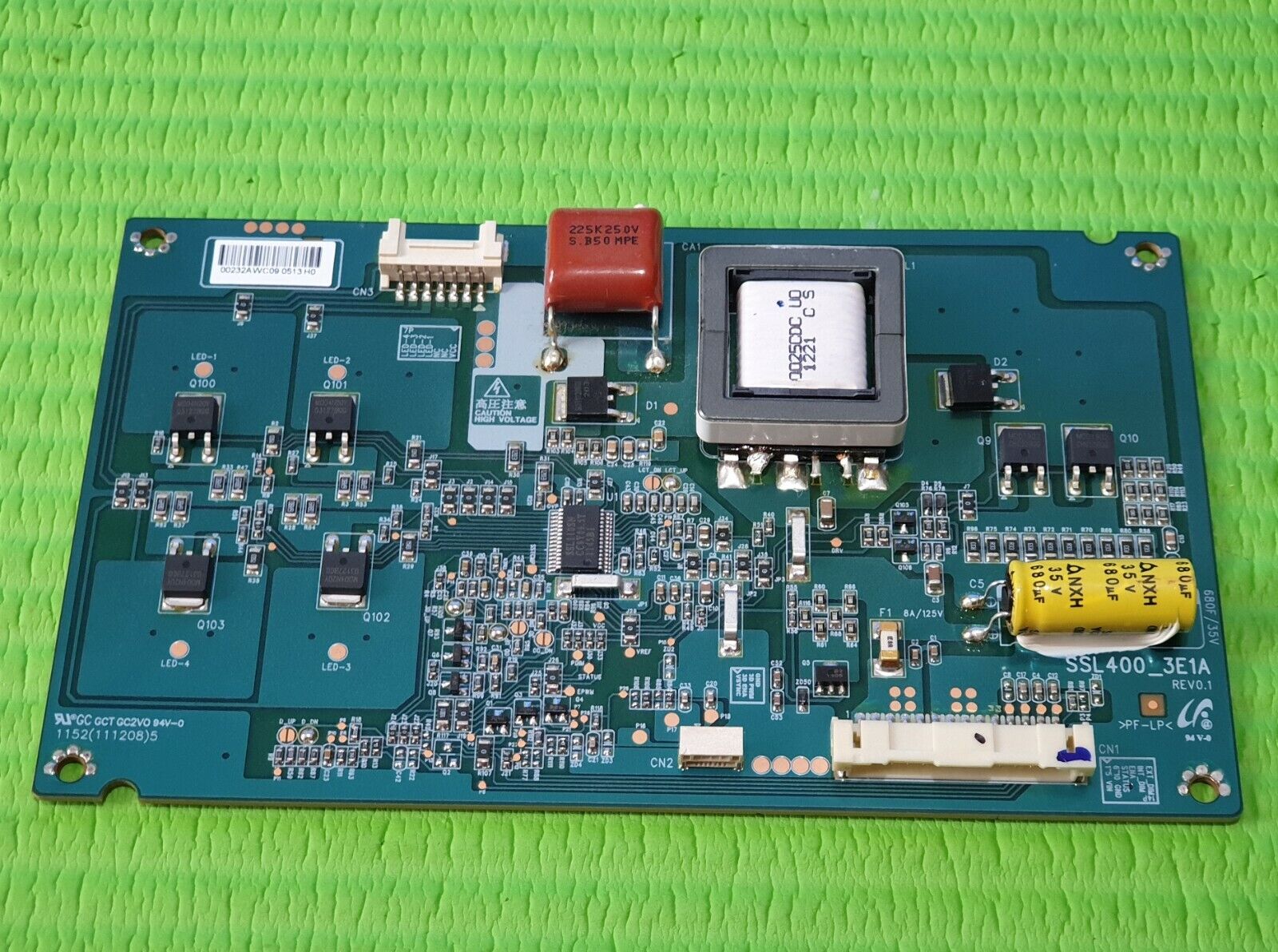 INVERTER BOARD FOR TOSHIBA 40TL963 40" LED TV SSL400_3E1A REV:0.1 LJ97-00232A - Image 2