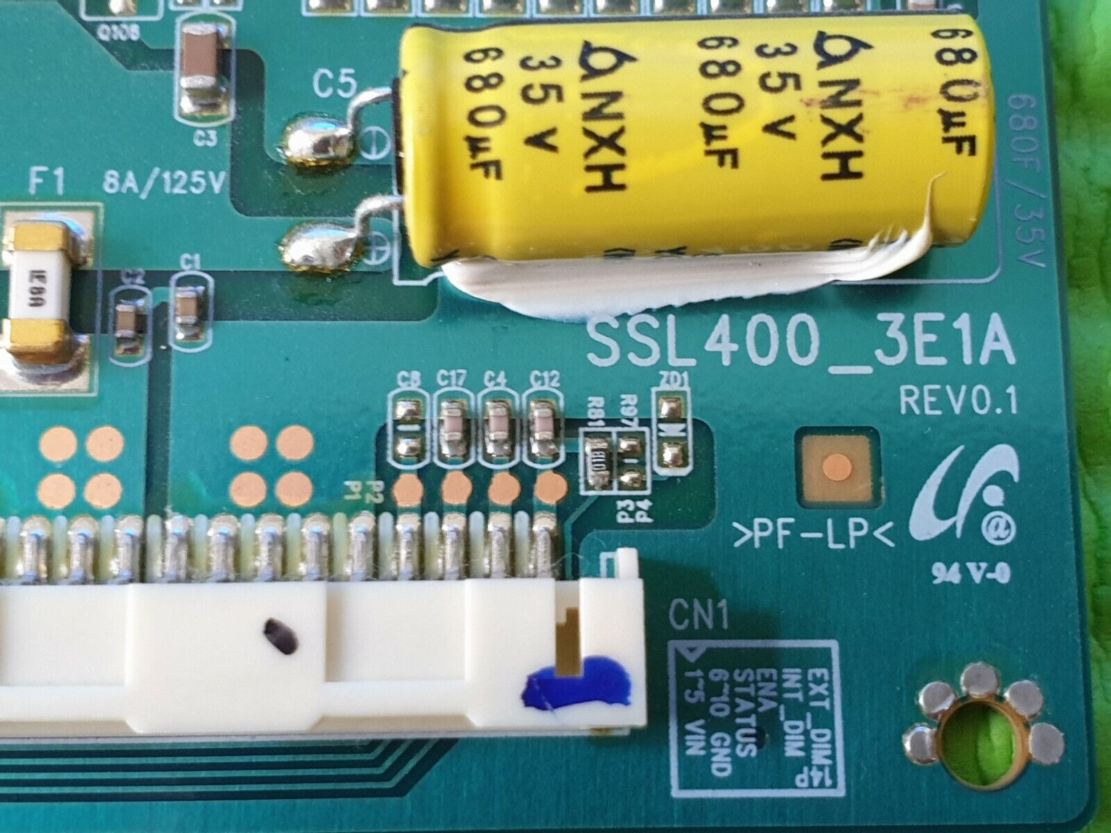INVERTER BOARD FOR TOSHIBA 40TL963 40" LED TV SSL400_3E1A REV:0.1 LJ97-00232A - Image 3