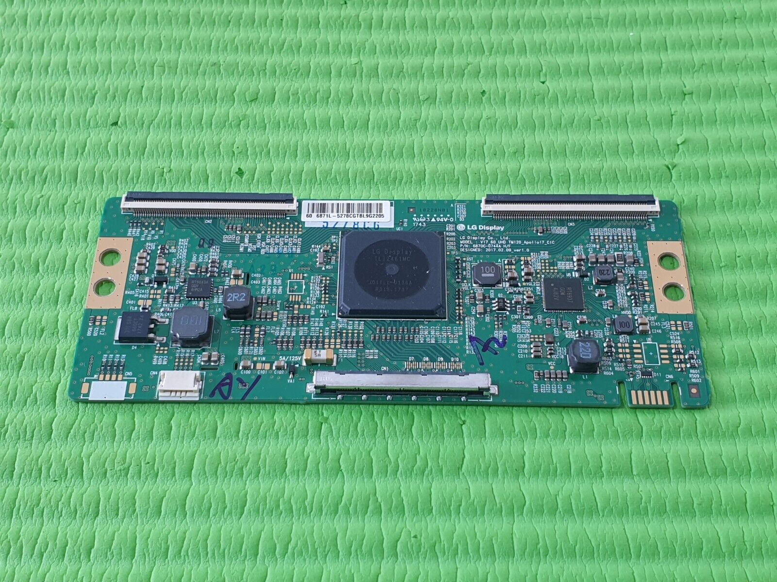 TCON LVDS BOARD FOR LG 60UJ630V 60UJ634V 60" TV 6870C-0744A 6871L-5278C LC600EGY