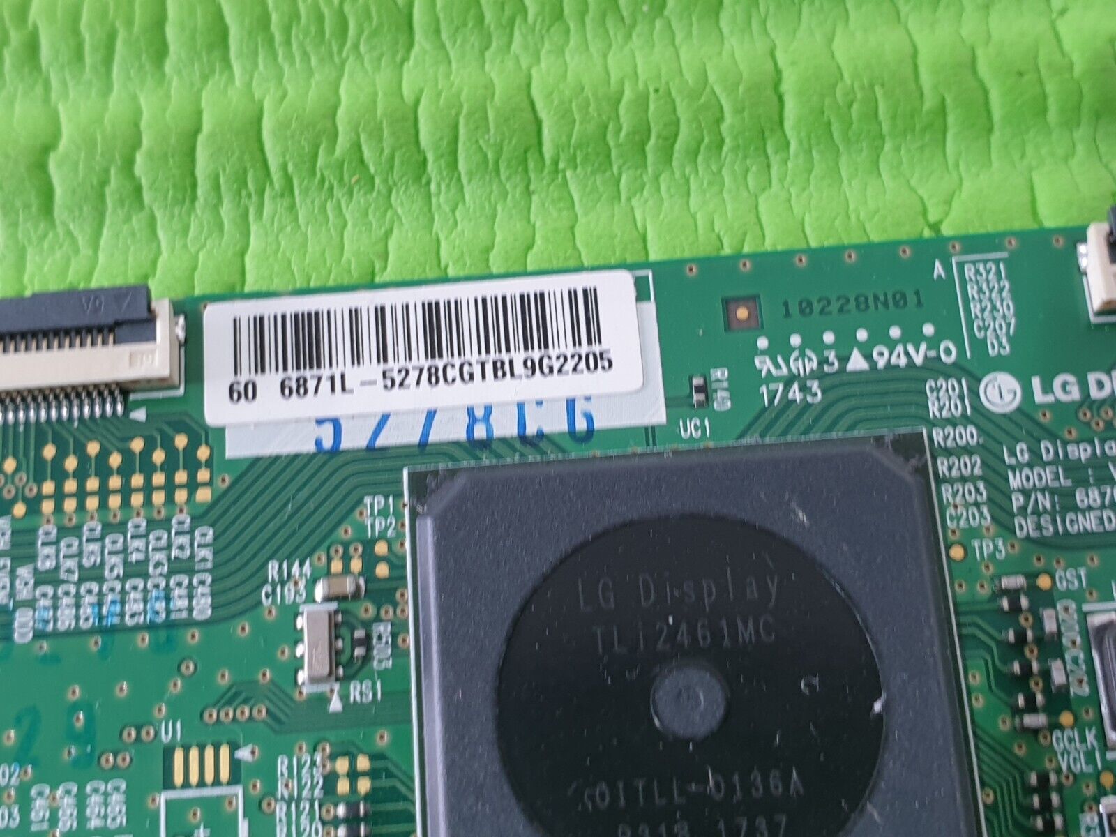 TCON LVDS BOARD FOR LG 60UJ630V 60UJ634V 60" TV 6870C-0744A 6871L-5278C LC600EGY - Image 5