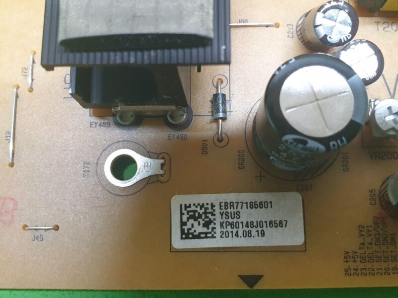 YSUS BOARD FOR LG 60PB660V 60" PLASMA TV EBR77185601 EAX65331001(2.0) - Image 3