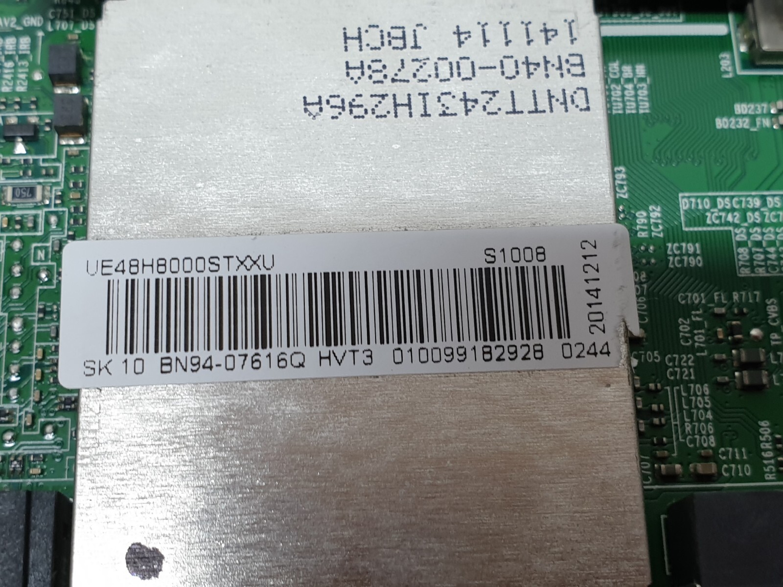 MAIN BOARD MB SAMSUNG UE48H8000ST TV BN41-02189A BN94-07616Q SCREEN:LSF480HQ01 - Image 10