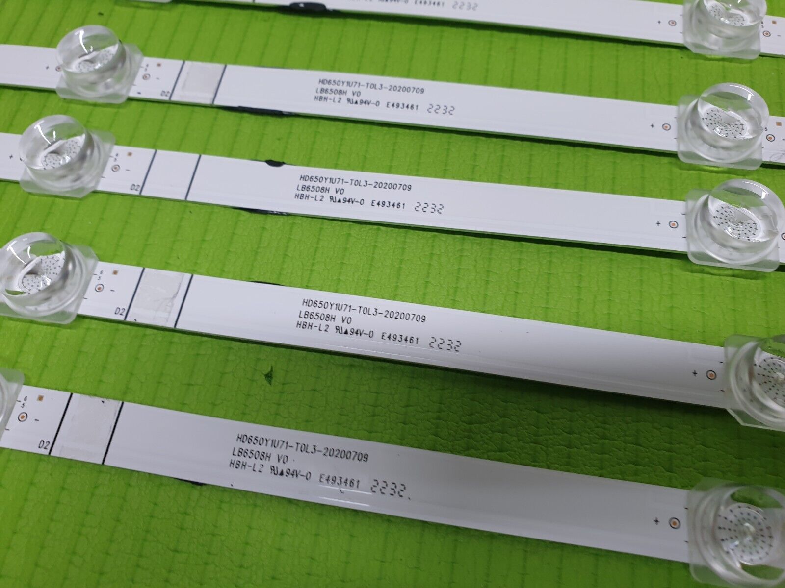 FULL LED BACKLIGHT SET FOR HISENSE 65A6GTUK 65" LED TV HD650Y1U71-T0L3-20200709 - Image 3