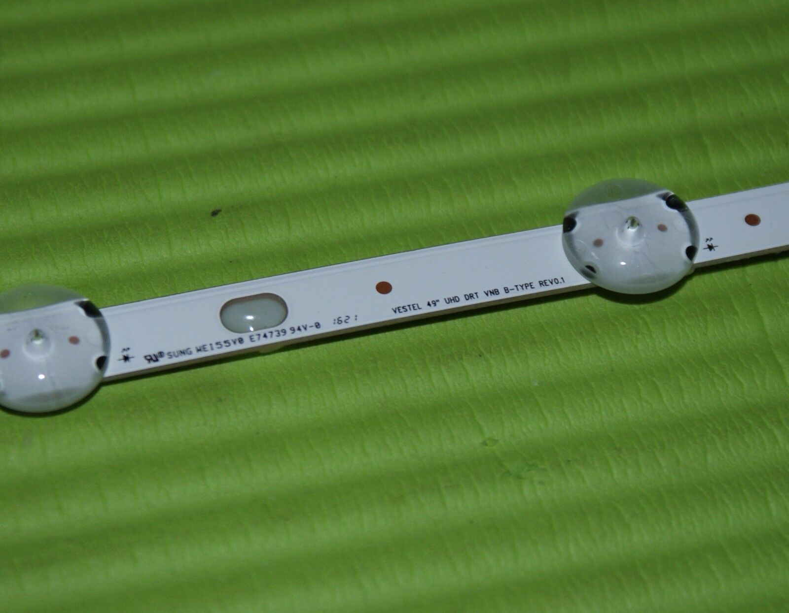 LED BACKLIGHT STRIP FOR LT-49C862 49" UHD DRT VNB B-TYPE REV01 VES490QNDL-2D-U11 - Image 2