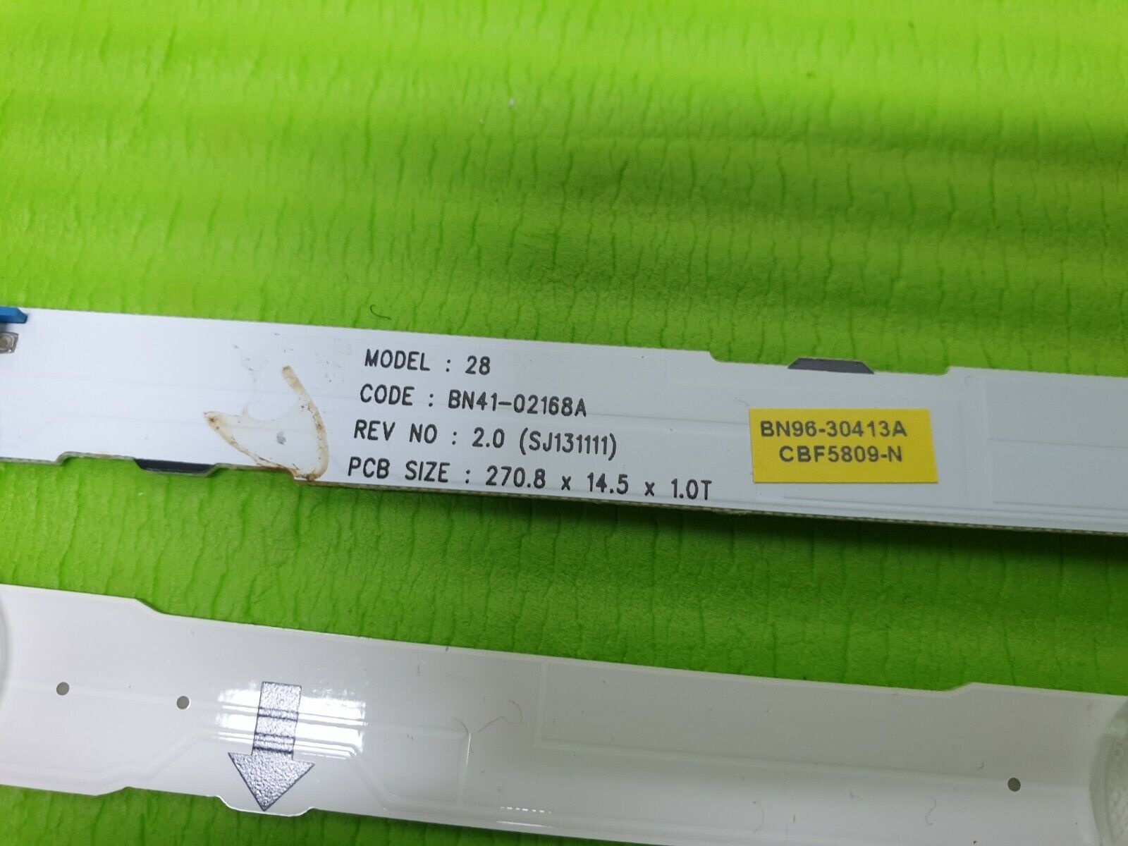 FULL LED BACKLIGHT SET FOR SAMSUNG T28E310EX UE28H4000 TV HJ028AGH-R1 - Image 5