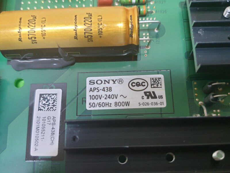 POWER SUPPLY PSU FOR SONY XR-55A90J 55" OLED TV APS-438 (CH) 101055211 - Image 3