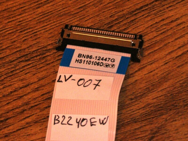 LVDS TCON CABLE BN96-12447G FOR SAMSUNG LS22CBDMSV/EN B2240EW MONITOR - Image 2