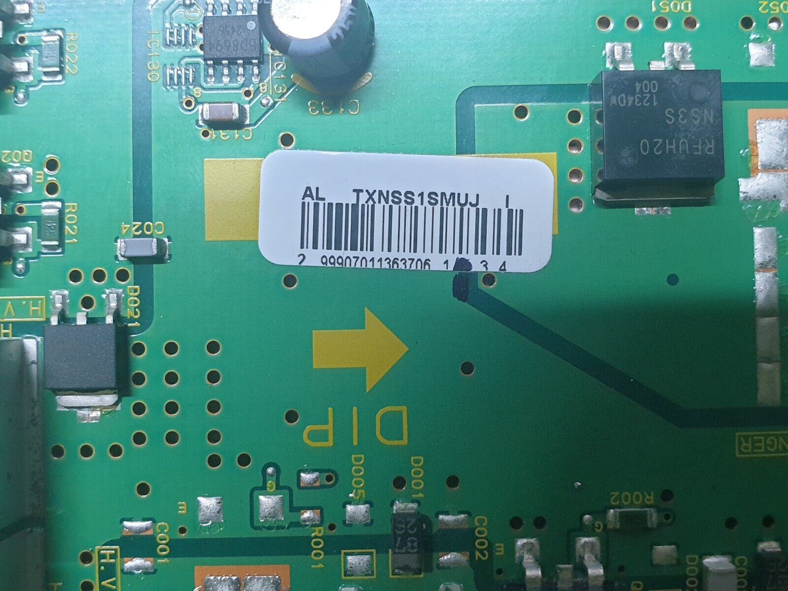 POWER SUPPLY BOARD PSU PANASONIC TX-P50GT50B 50" LED TV TXNSS1SMUJ TNP A5670 1SS - Image 3