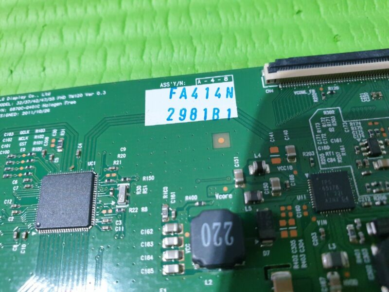 TCON LVDS BOARD FOR LG 42LM3400 42LS3400 42" LED TV 6870C-0401C 6871L-2981B - Image 4