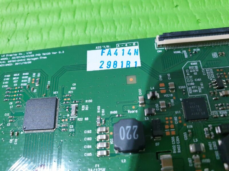 TCON LVDS BOARD FOR LG 42LM3400 42LS3400 42" LED TV 6870C-0401C 6871L-2981B - Image 5
