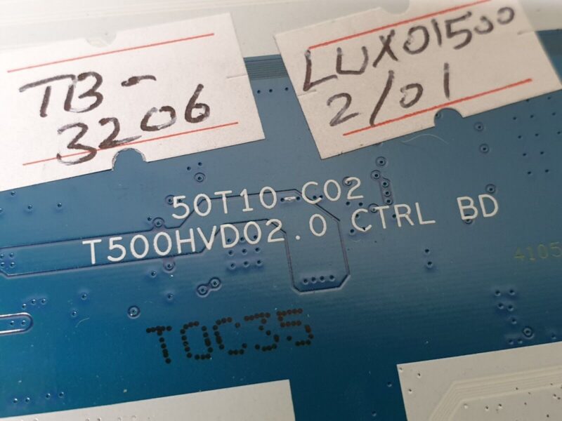 TCON LVDS BOARD FOR LUXOR LUX015002/01 50" LED TV 5550T10C06 50T10-C02 T500HVD02 - Image 4