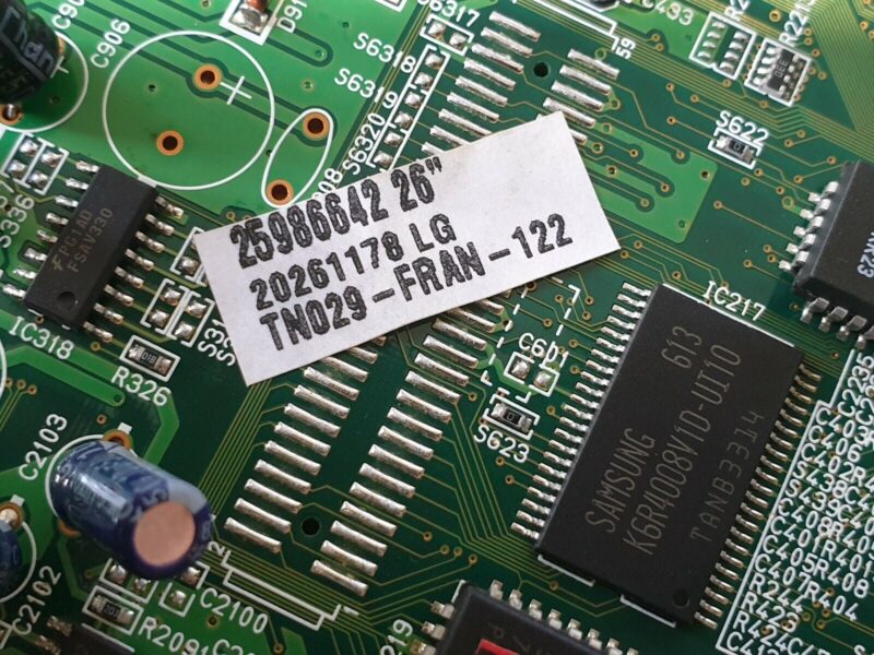 MAIN BOARD MB FOR HITACHI 26LD6600A 26" TV 17MB15E-5 20261178 SCREEN:LC260WX2 - Image 3