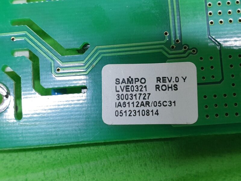 INVERTER BOARD FR WHARFEDALE LCD2010AF 20" LCD TV SAMPO LVE0321 REV.0 Y 30031727 - Image 6