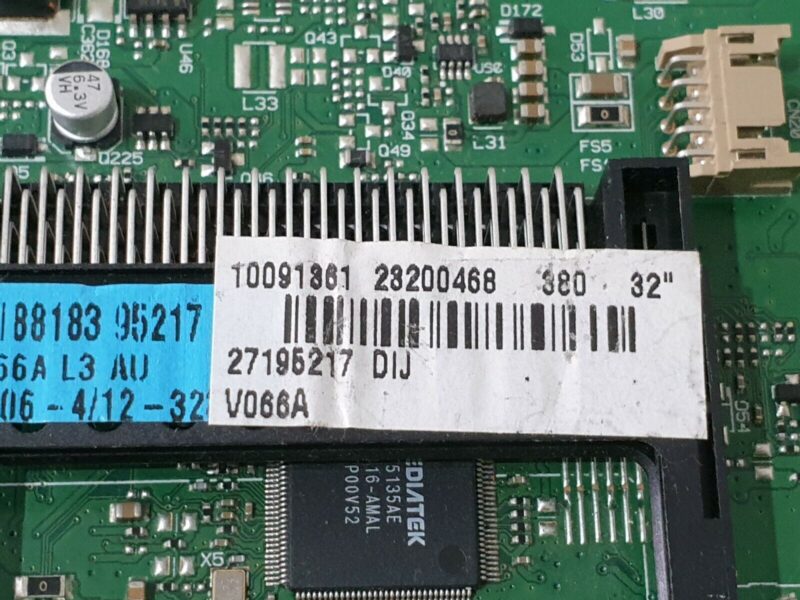 MAIN BOARD MB FOR BUSH DLED31265HDDVD TV 17MB82S 23200468 SCREEN:LC320DXJ SF E1 - Image 3