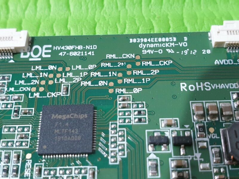 TCON LVDS CONTROL BOARD LG 43LK5100PLA TV HV430FHB-N1D HV430FHBN1D TV 47-6021141 - Image 3