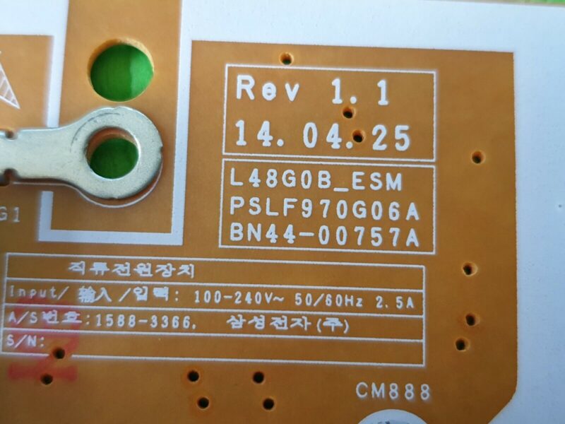 POWER SUPPLY PSU UE48H4203AK UE48H5003AK UE48H4200AK TV BN44-00757A PSLF970G06A - Image 4