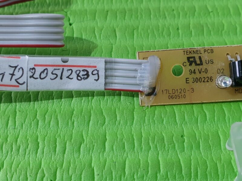 IR REMOTE CONTROL SENSOR FOR HITACHI L42VK04U 42" TV 17LD120-3 E300226 20512839 - Image 4