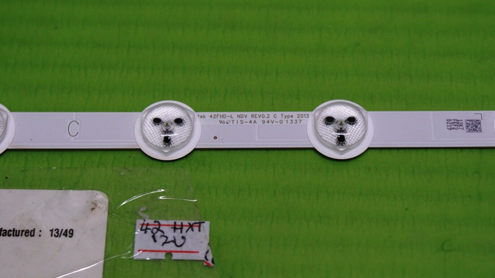 1 LED BACKLIGHT STRIP 42HXT12U 42HXT42UH TV LG INNOTEK 42FHD-L NDV REV0.2 C TYPE - Image 2