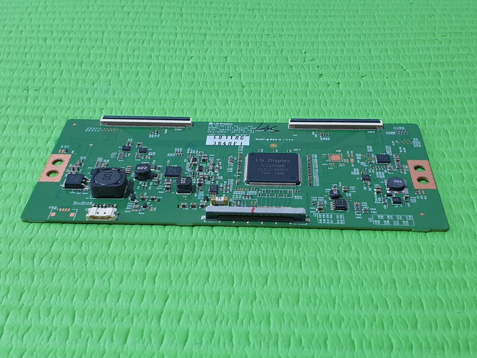 LVDS TCON BOARD LG 42UB820V 42LB650V TV 6870C-0502C 6871L-3640F V14 TM120 UHD - Image 2