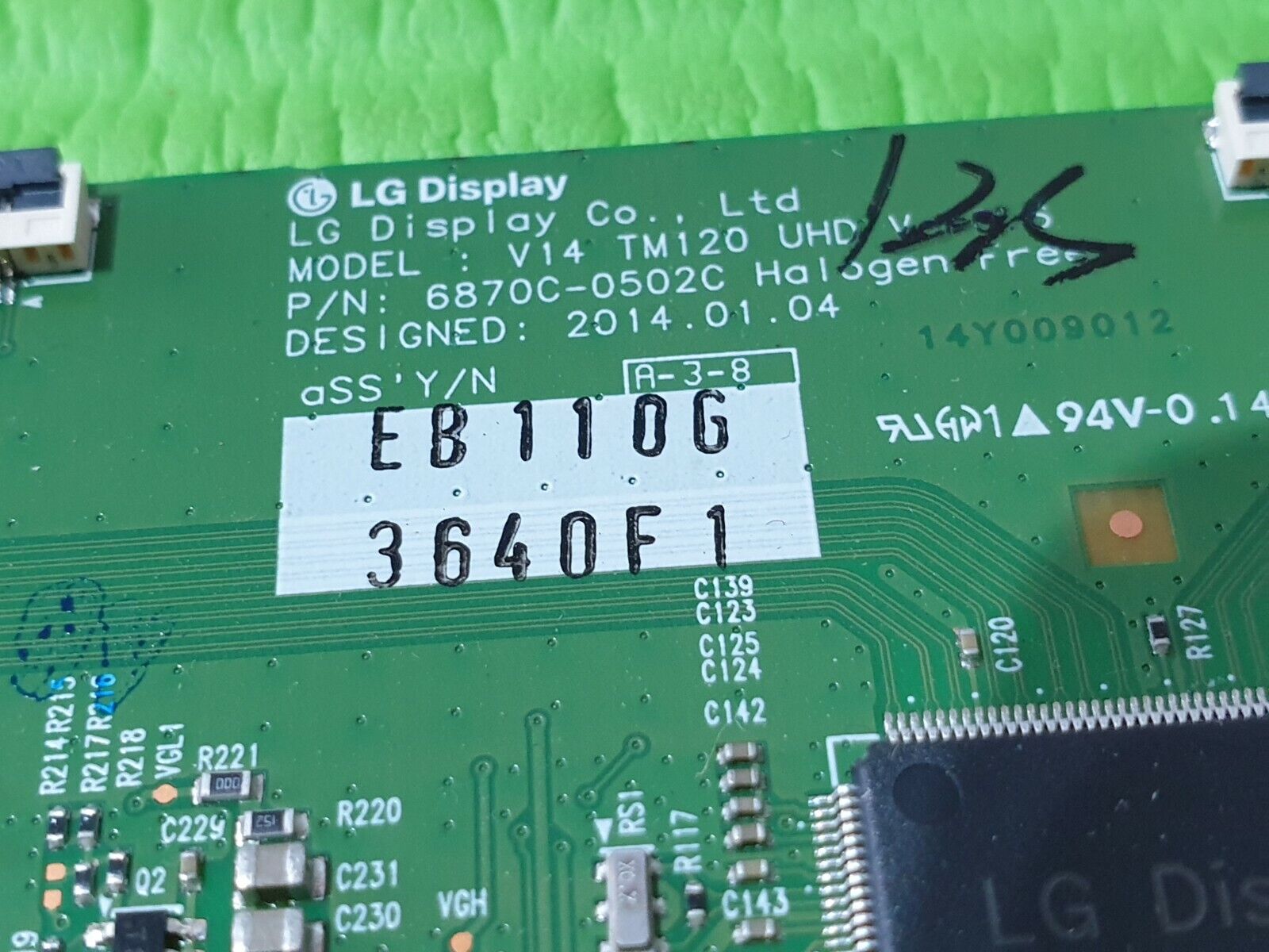 LVDS TCON BOARD LG 42UB820V 42LB650V TV 6870C-0502C 6871L-3640F V14 TM120 UHD - Image 4