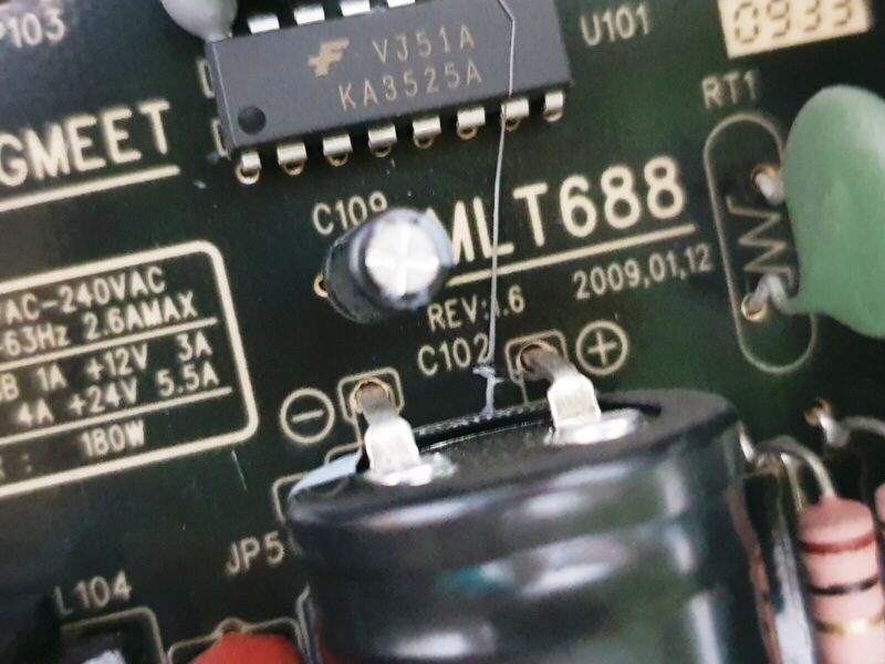 POWER SUPPLY PSU NU325LD VU323LD VU326LD TV MLT688 REV:1.6 MLT688-L1 REV:V.B - Image 4