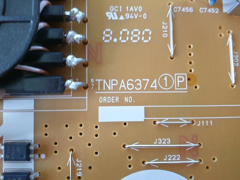 POWER SUPPLY PSU PANASONIC TX-65FX600B 65" LED TV TNPA6374 1 P TZRNP01RRWE DS - Image 4
