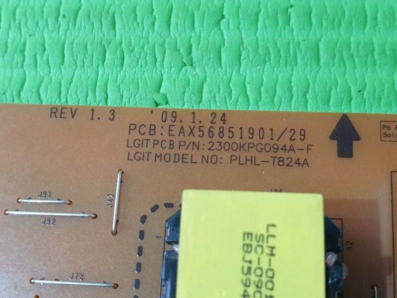 POWER SUPPLY PSU LG 47LH4000 47LH3000 47 TV EAX56851901/29 EAY57681601 REV:1.3 - Image 6