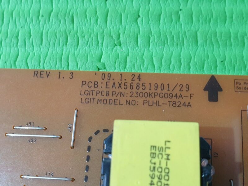 POWER SUPPLY PSU LG 47LH4000 47LH3000 47 TV EAX56851901/29 EAY57681601 REV:1.3 - Image 7