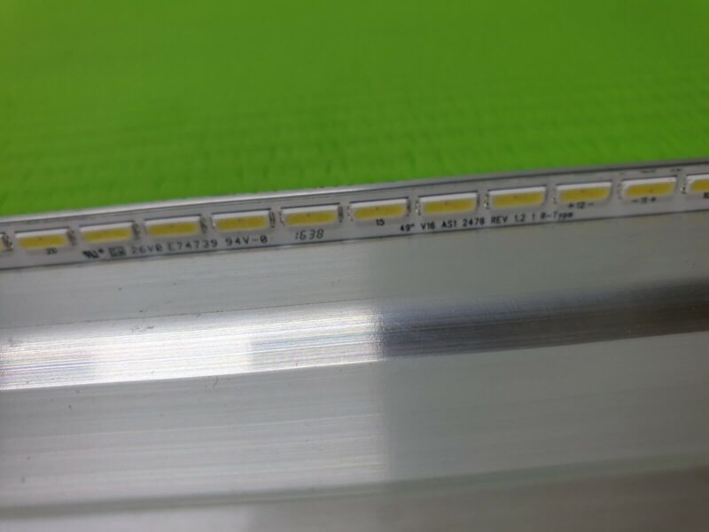 LED BACKLIGHT FOR LG 49UH850V TV 49" V16 AS1 2475 REV1.2 1 L-R-TYPE 6916L-2475A - Image 5