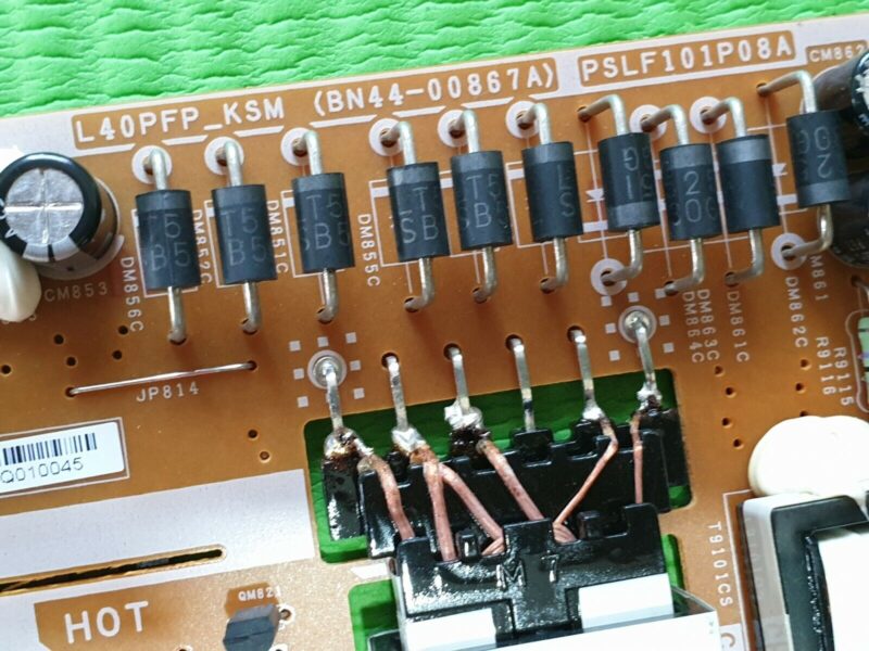 POWER SUPPLY FOR SAMSUNG UE40K5100AK 40" LED TV BN44-00867A REV:1.1 L40PFP_KSM - Image 3