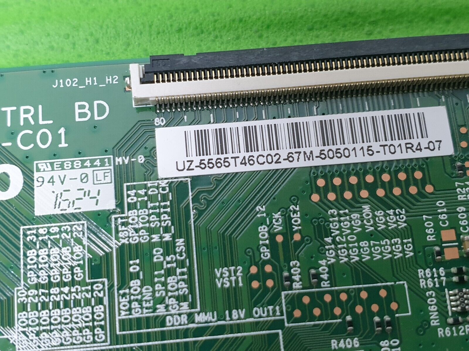 TCON LVDS BOARD FOR HISENSE H65M5500 65" LED TV 5565T46C02 65T46-C01 T650QVN05.2 - Image 4