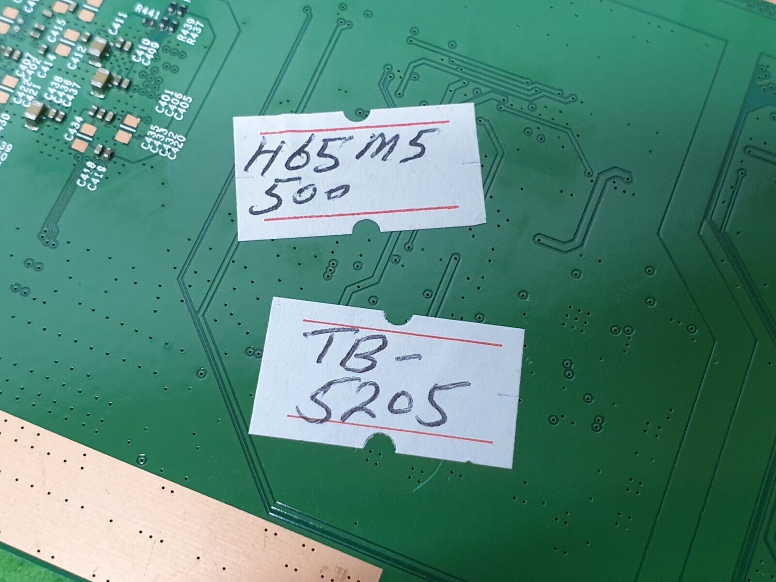 TCON LVDS BOARD FOR HISENSE H65M5500 65" LED TV 5565T46C02 65T46-C01 T650QVN05.2 - Image 5