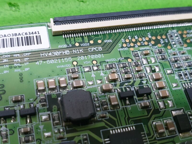 TCON LVDS CONTROL BOARD FOR SONY KDL-43WF663 TV 47-6021155 HV430FHB-N1K 20170801 - Image 3