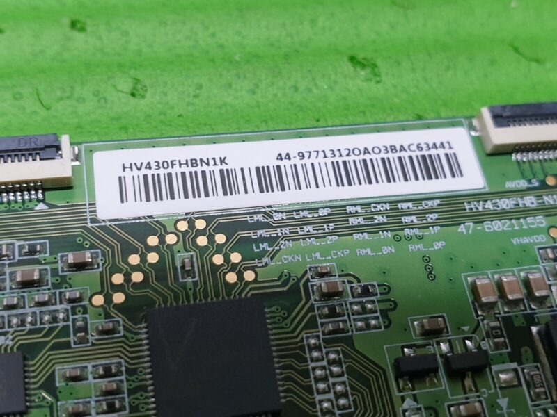 TCON LVDS CONTROL BOARD FOR SONY KDL-43WF663 TV 47-6021155 HV430FHB-N1K 20170801 - Image 4