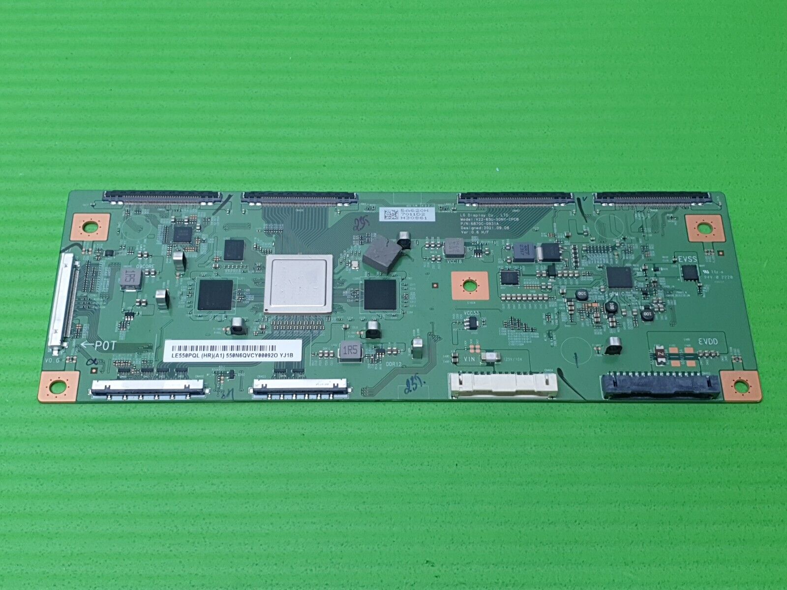 TCON LVDS BOARD FOR SONY XR-55A84L 55" LED TV 6870C-0931A 6871L-7011D LE550PQL