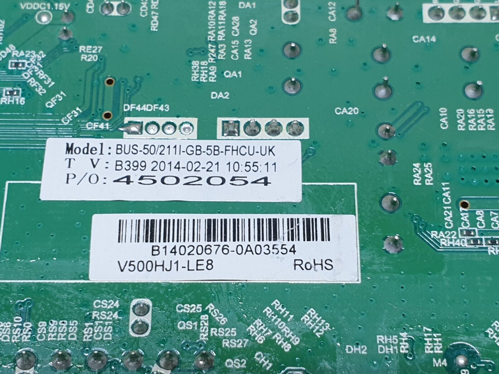 MAIN AV BOARD MB BUSH 50/211F LED TV T.MSD309.B81C 12176 SCREEN:V500HJ1-LE8 - Image 5