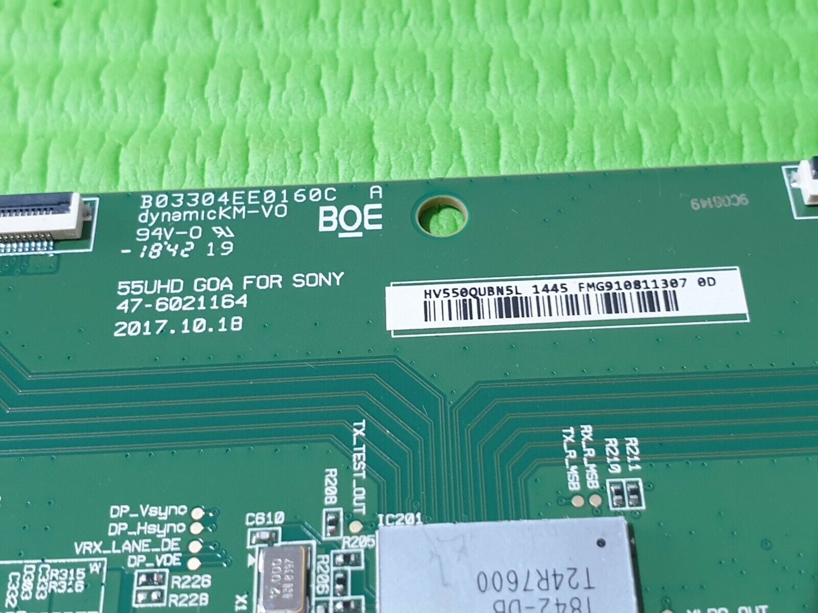 LVDS TCON BOARD KD-55FX7596 KD-55XF7596 TV 47-6021164 HV550QUBN5L B03304EE0160C - Image 3
