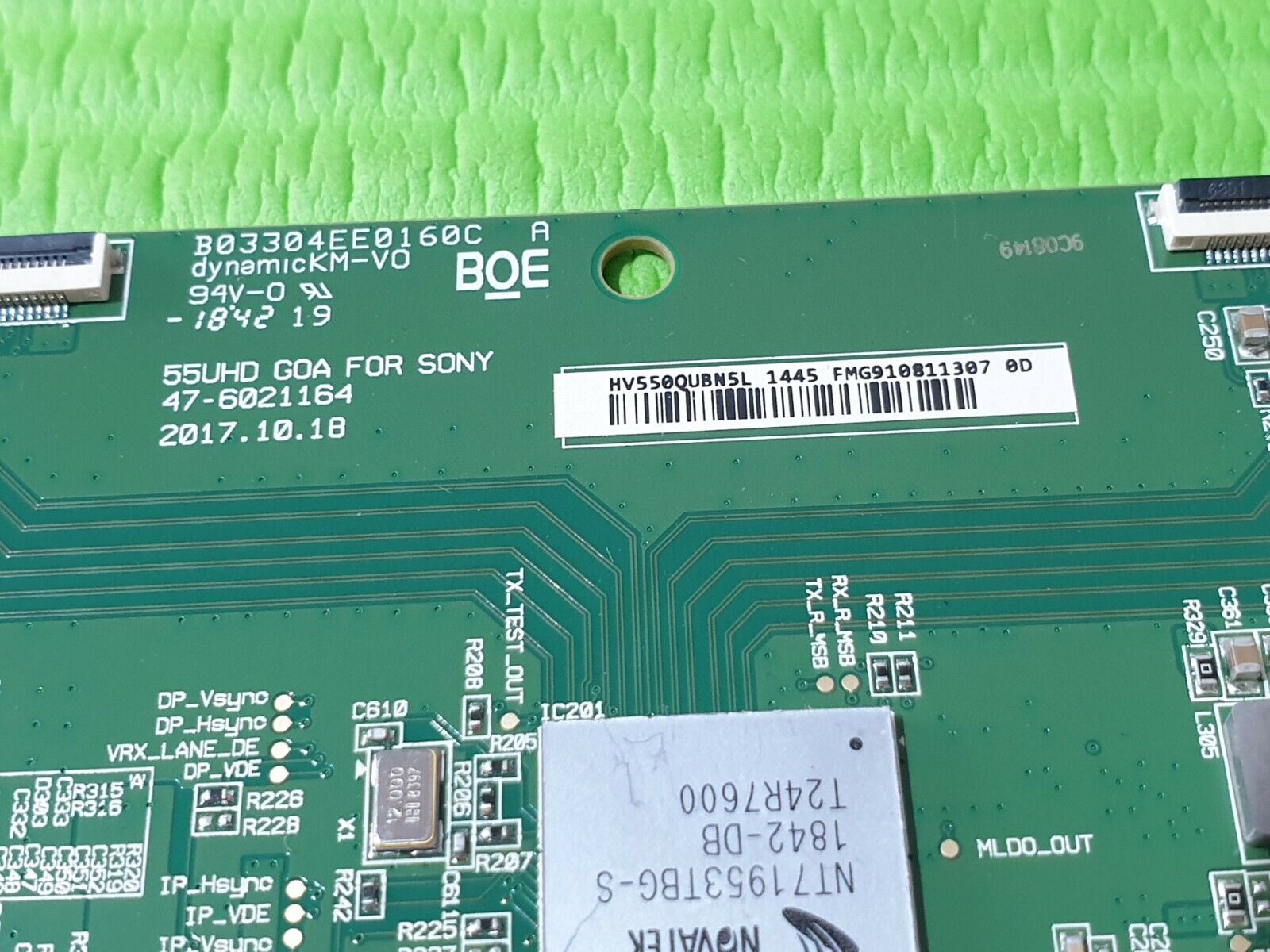 LVDS TCON BOARD KD-55FX7596 KD-55XF7596 TV 47-6021164 HV550QUBN5L B03304EE0160C - Image 4
