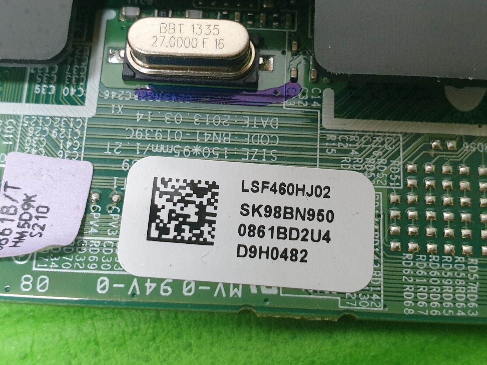 TCON LVDS BOARD FR SAMSUNG UE46F6320 UE46F6400AK 46" TV BN41-01939C BN95- 00861B - Image 3