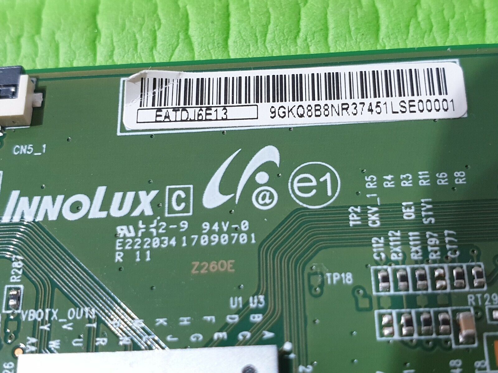 LVDS TCON BOARD TOSHIBA 50U6863DB 50HK25T74U 50HK6T74U C50SFS4K 50" TV EATDJ6E13 - Image 3