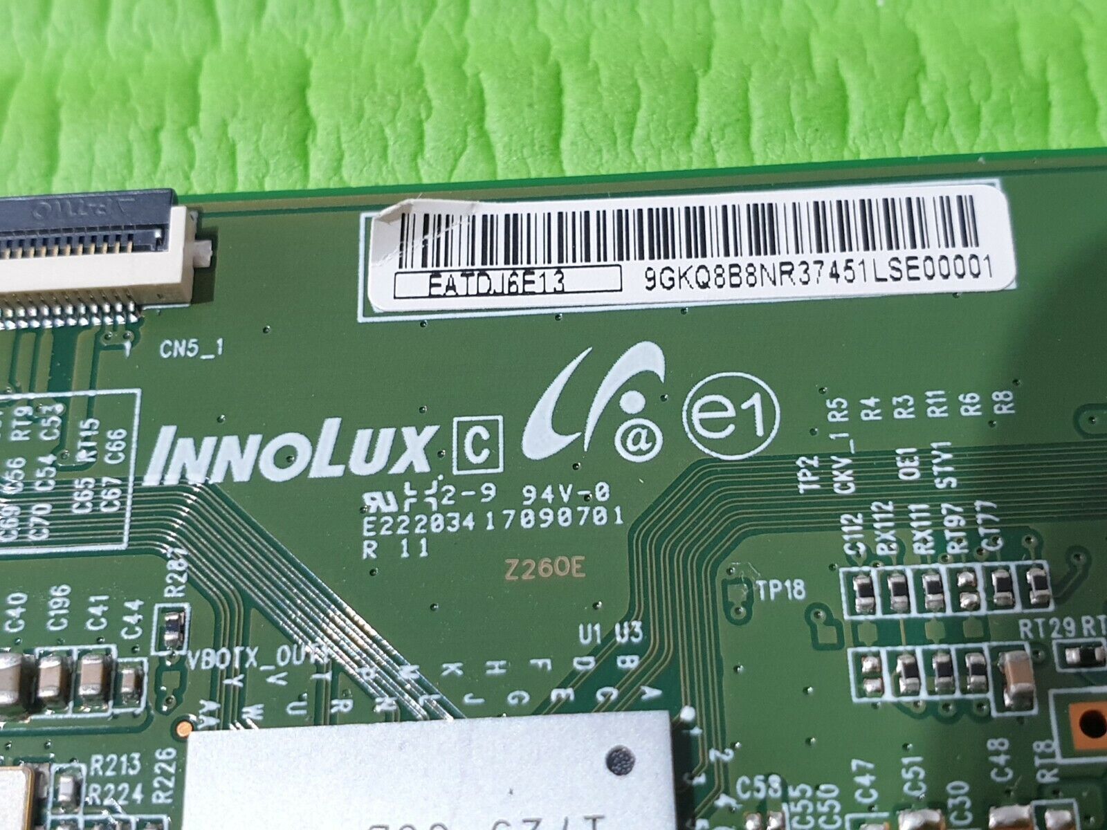 LVDS TCON BOARD TOSHIBA 50U6863DB 50HK25T74U 50HK6T74U C50SFS4K 50" TV EATDJ6E13 - Image 4