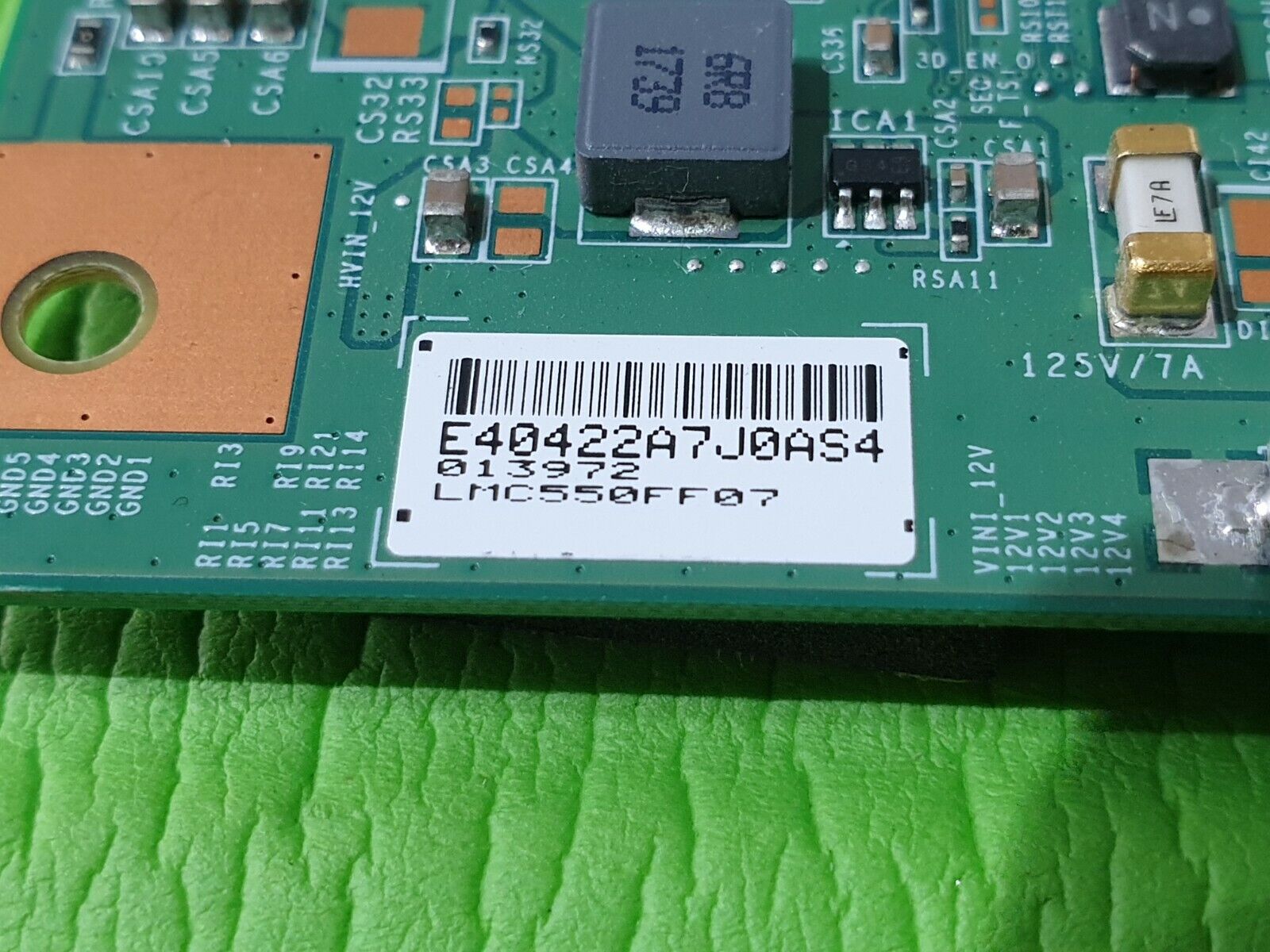 TCON LVDS BOARD BAIRD TI5510DLEDDS 55" LED TV 16Y_BGU13TSTLTA4V0.2 LJ94-40422A - Image 3