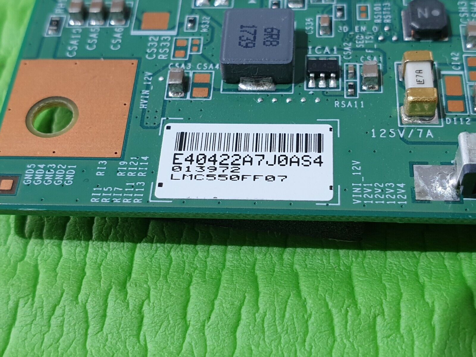 TCON LVDS BOARD BAIRD TI5510DLEDDS 55" LED TV 16Y_BGU13TSTLTA4V0.2 LJ94-40422A - Image 4
