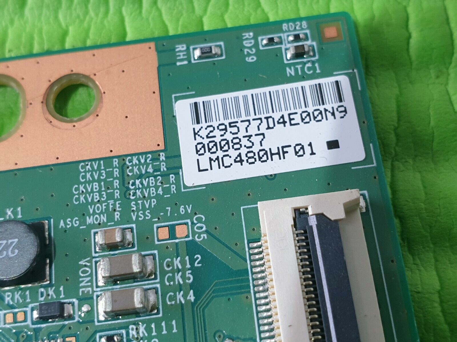 LVDS TCON BOARD FR PANASONIC TX-48AS640B TV 14Y_RA_EF12TA2MB4C2LV0.3 LJ94-29577D - Image 4