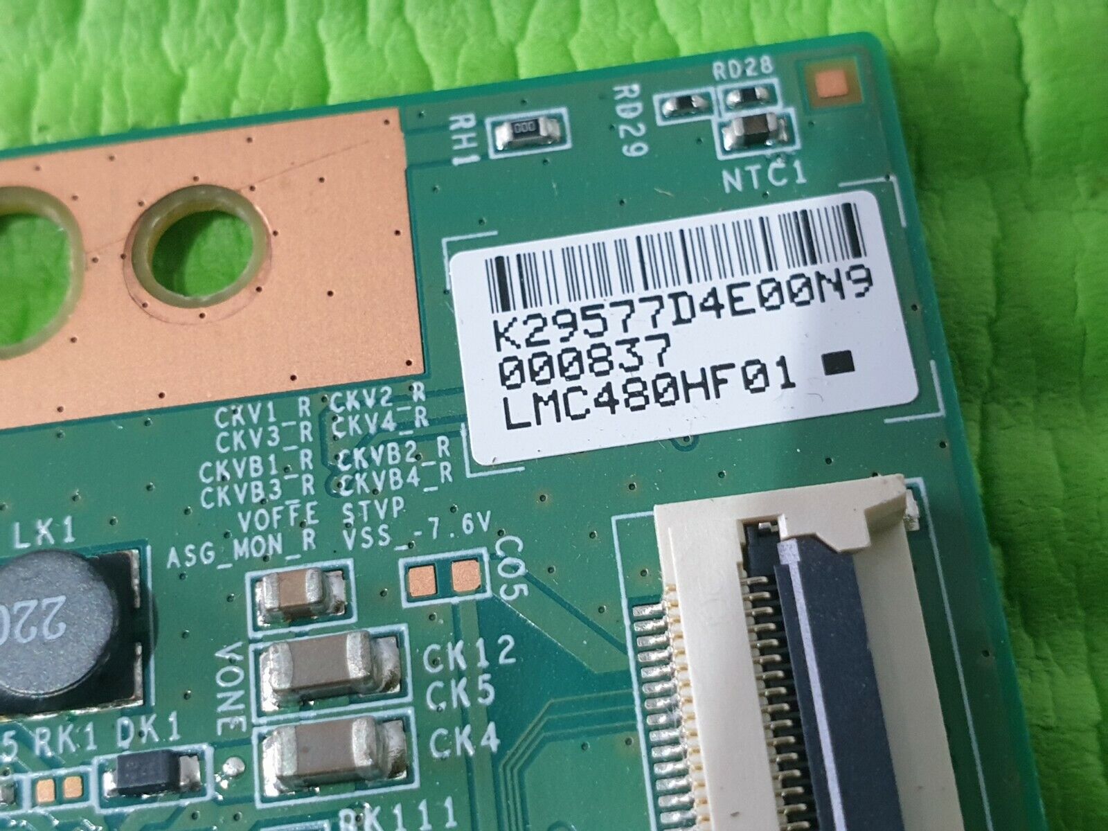 LVDS TCON BOARD FR PANASONIC TX-48AS640B TV 14Y_RA_EF12TA2MB4C2LV0.3 LJ94-29577D - Image 5