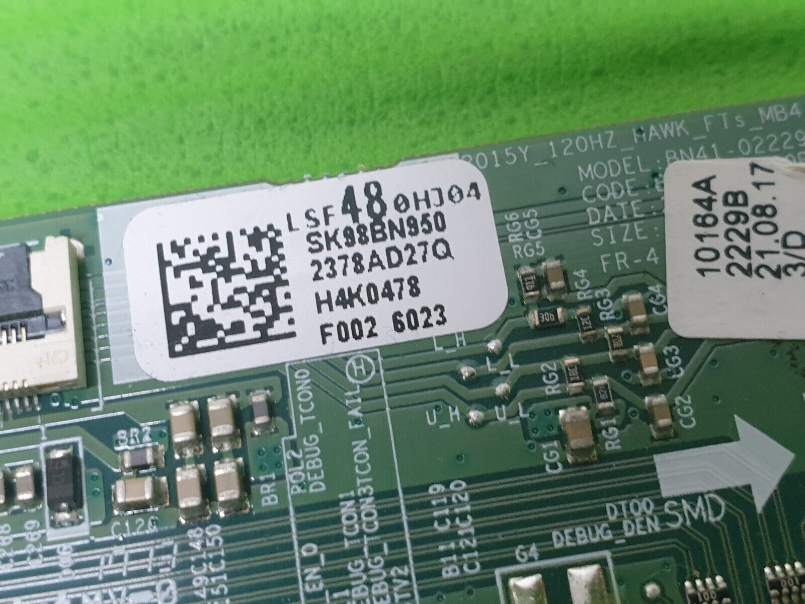 TCON LVDS BOARD FOR SAMSUNG UE48H6400AK 48" LED TV BN95-02378A BN41-02229B - Image 3