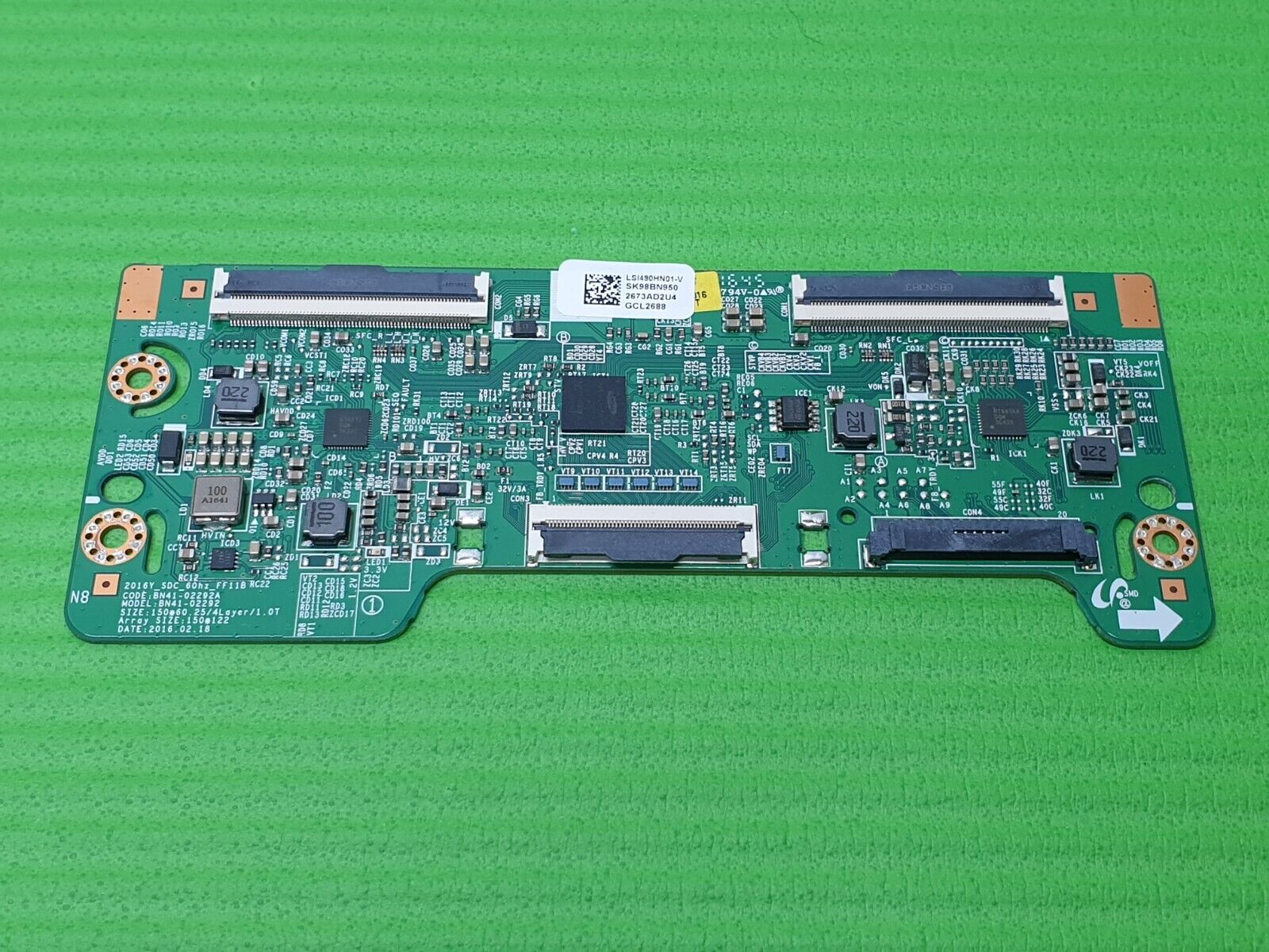 TCON LVDS BOARD FOR SAMSUNG UE49K5600AK UE49M5520AK TV BN41-02292A BN95-02673A - Image 2