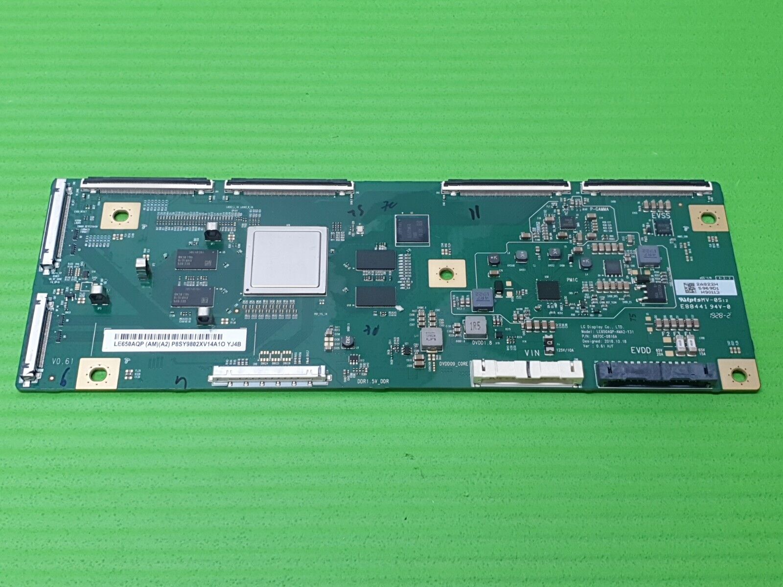 TCON LVDS BOARD FOR SONY KD-65AG9 65" LED TV 6870C-0816A 6871L-5969D LE650AQP